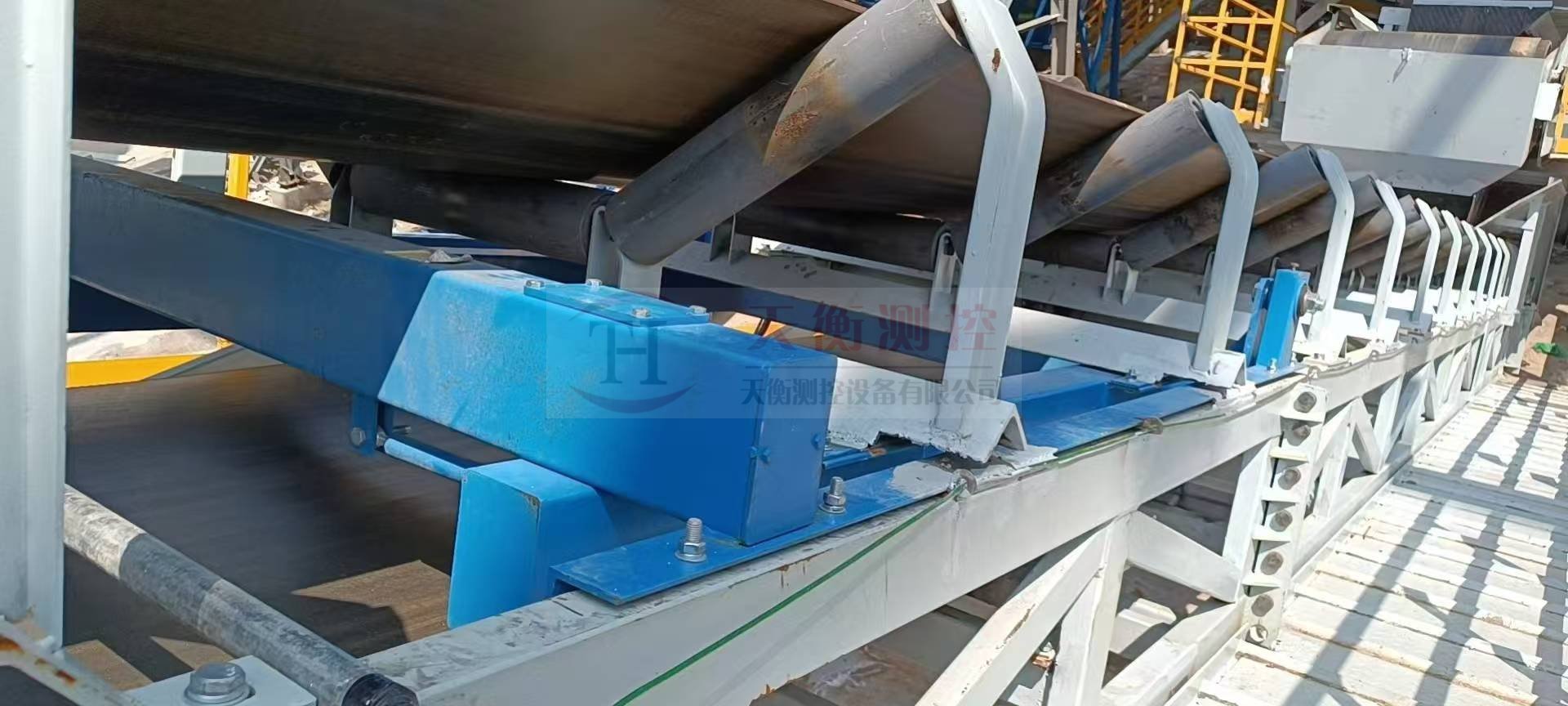 水泥廠ICS-17皮帶秤現(xiàn)場(chǎng)