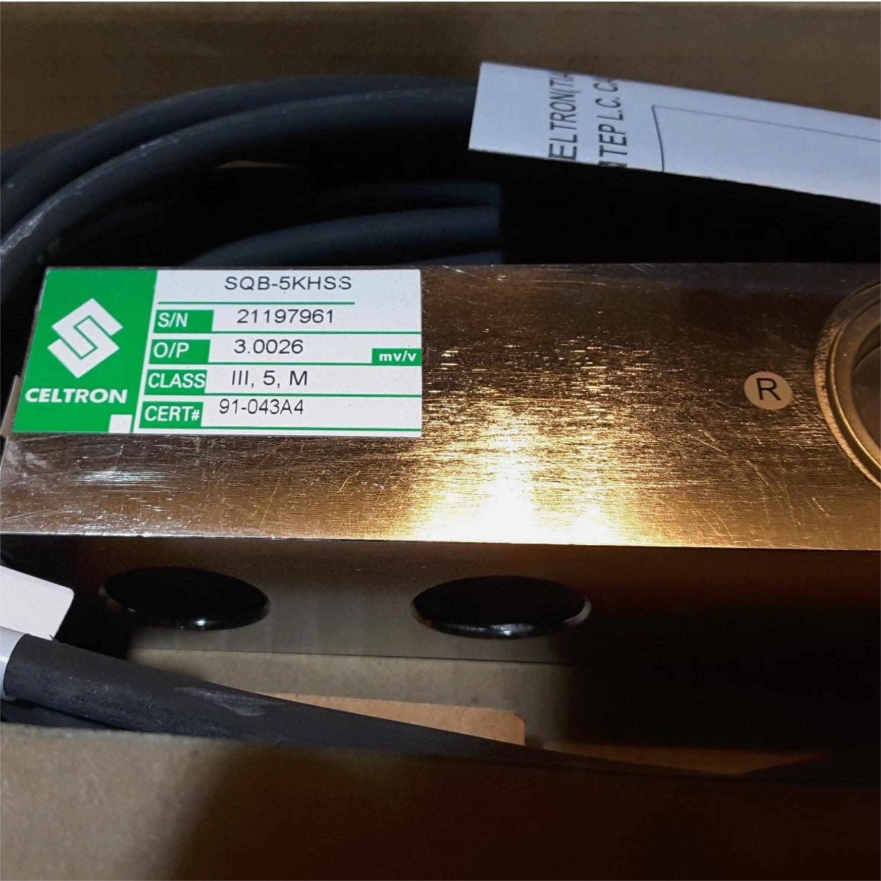 美國(guó)世銓SQB剪切梁式稱重傳感器